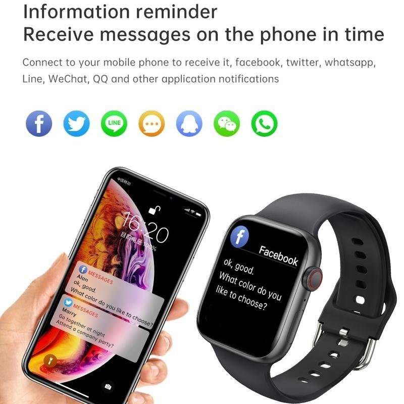 T800 Bluetooth Smart Watch - Rotary Knob