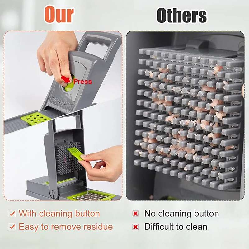 14-In-1 Multifunctional Kitchen Veggie Food Slicer - Vegetable Chopper