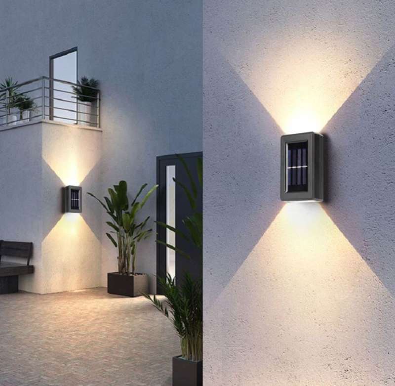 Waterproof Solar Wall Lamp - Decoration Up and Down Luminous Lighting