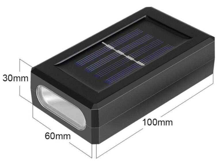 Waterproof Solar Wall Lamp - Decoration Up and Down Luminous Lighting