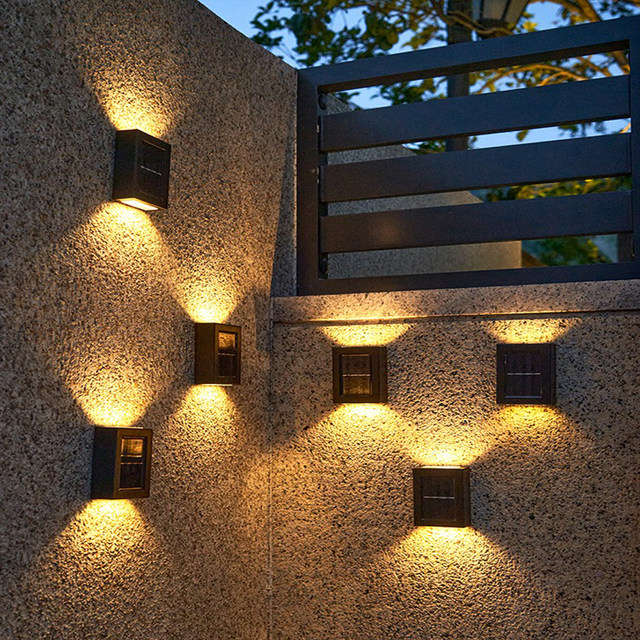 Waterproof Solar Wall Lamp - Decoration Up and Down Luminous Lighting