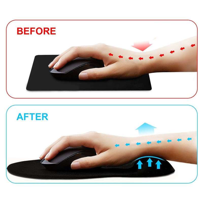 Mouse Pad - Gel Wrist Support H-18