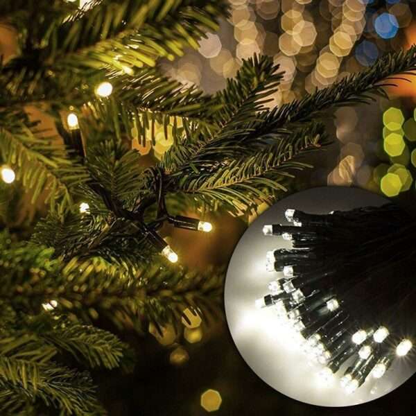 Solar Powered LED Fairy Lights 100 Bulb