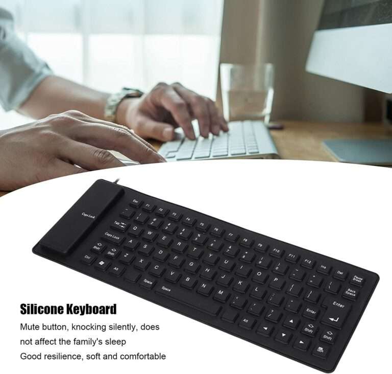 USB Wired Soft Silicone Flexible Keyboard 85 keys