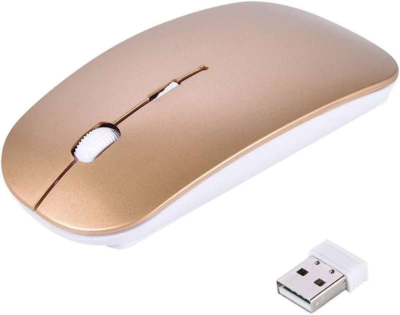 Keyboard and Mouse Wireless 2.4GHz Connectivity - Thin Set Keyboard and Optical Mouse