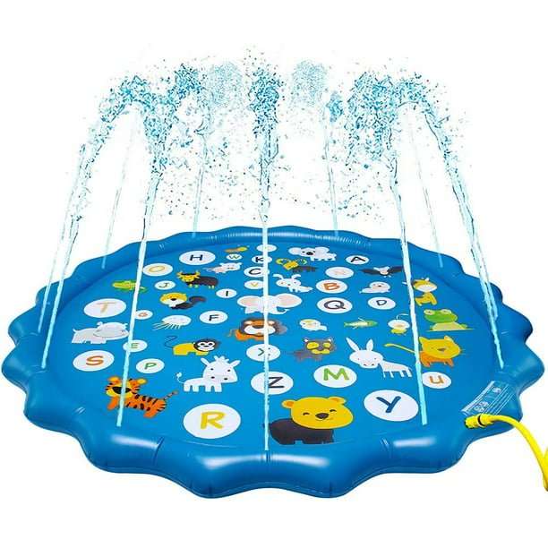 Sprinkler Play Mat for Kids - Spray &amp; Splash Childrens Fountain 170 x 170 cm