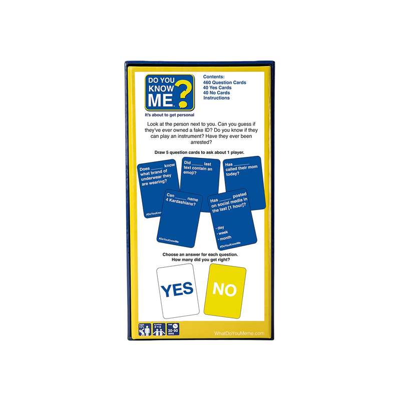 Do You Know Me - Board Game - Card Game