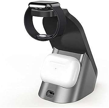 15W Multifunctional 3 in 1 Dual Coil Wireless Fast Charging Station - AB-SJ08