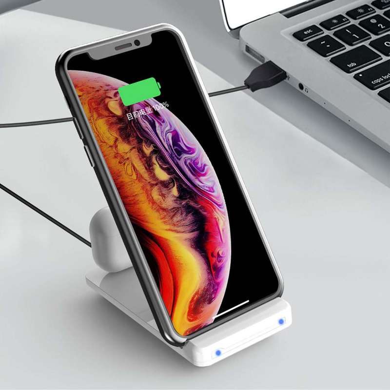 15W Multifunctional Wireless Charging Station For Phone & Airpods - AB-SJ07