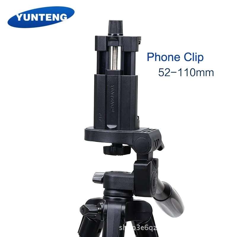 Mobile Phone & SLR Camera Tripod -YUNTENG VCT-5208 with Bluetooth Remote Control