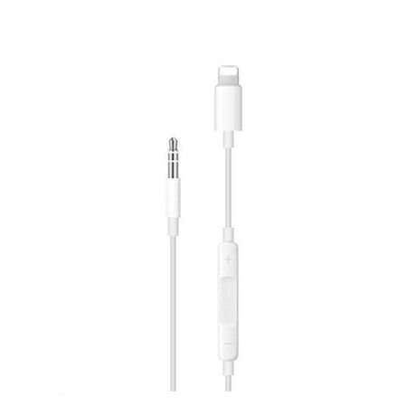 1m Lighting to 3.5mm AUX Male Audio Wire Control Adapter Cable - JH-025