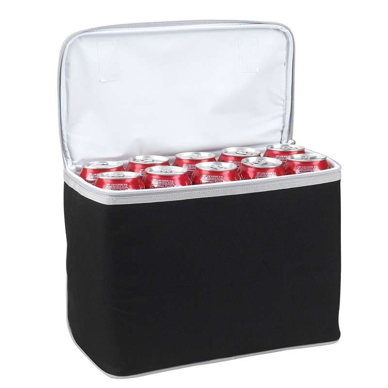 2 in 1 Car Collapsible Trunk Organizer and Cooler Set - The three-section car-trunk organizer sto...