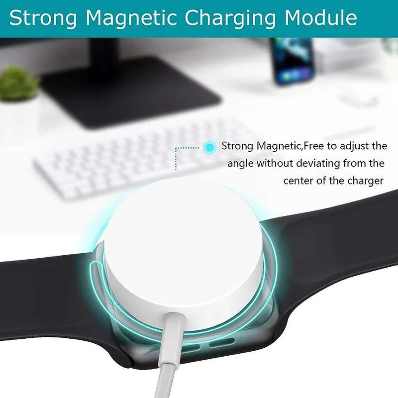 1M USB-C Magnetic Wireless Fast Charger For Apple Watch - 21A106