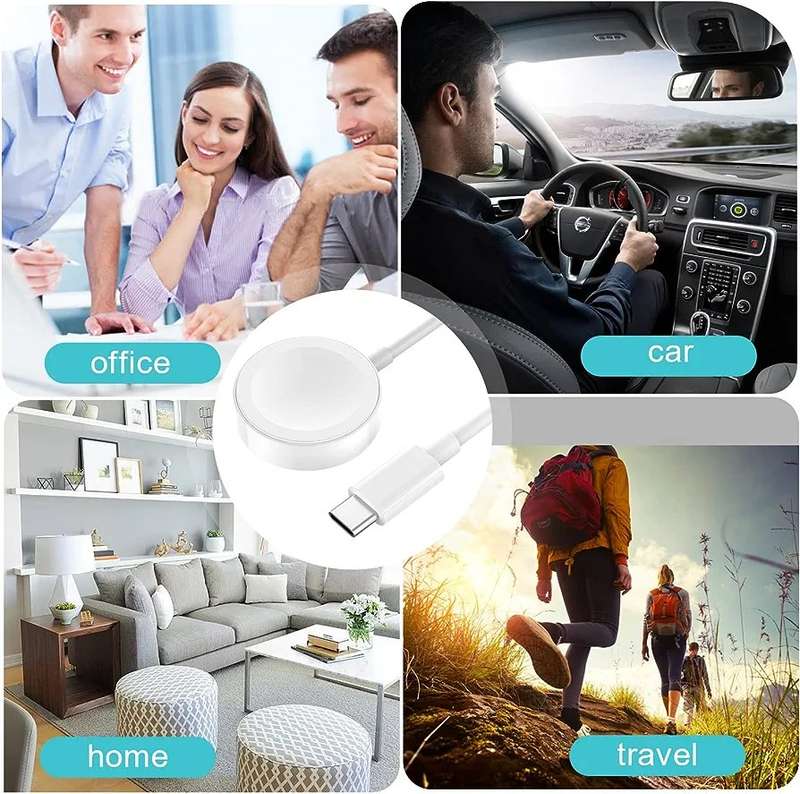1M USB-C Magnetic Wireless Fast Charger For Apple Watch - 21A106