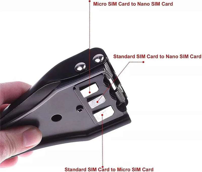 Sim Card Cutter 3 in 1 SIM Card Cutter - Micro/Nano Sim Card Cutter - XF0235