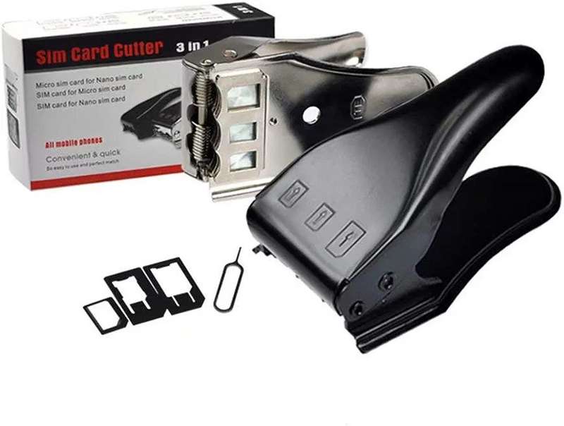 Sim Card Cutter 3 in 1 SIM Card Cutter - Micro/Nano Sim Card Cutter - XF0235
