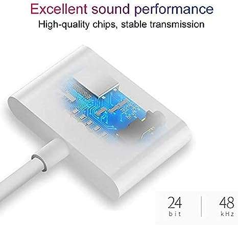 2 in1 Lightning Headphone Audio &amp; Charger Adapter Splitter - AB-S663-i