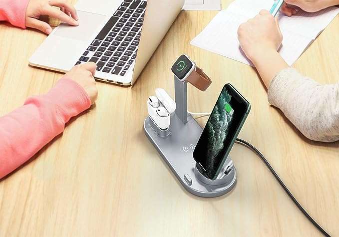 6 In 1 Multifunctional Wireless Charging Dock Station - HXZC