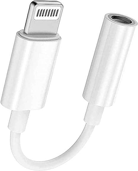 Lightning to 3.5 mm Headphone Jack Audio Aux Adapter