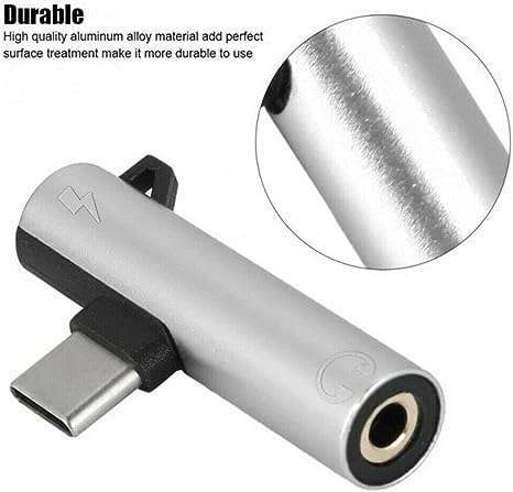 Type-c Male to 3.5mm Audio Female Aux & Type C Female Chrging Adapter