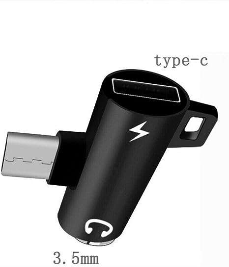 Type-c Male to 3.5mm Audio Female Aux & Type C Female Chrging Adapter