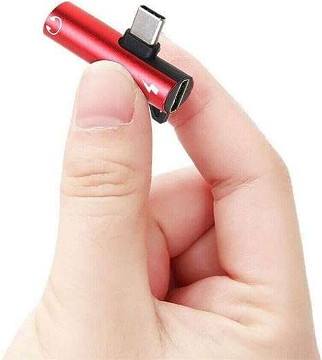 Type-c Male to 3.5mm Audio Female Aux & Type C Female Chrging Adapter