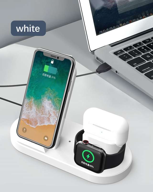 25W Wireless Charger For IOS, iwatch, Airpods, Android 3 In 1 - AB-SJ06