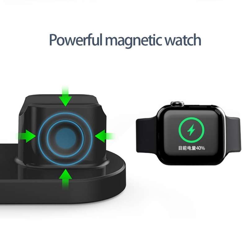 25W Wireless Charger For IOS, iwatch, Airpods, Android 3 In 1 - AB-SJ06