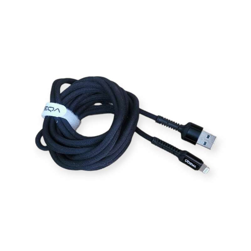 2m iPhone Braided Lightning Data Cable For IOS 3.1A - CA-8562