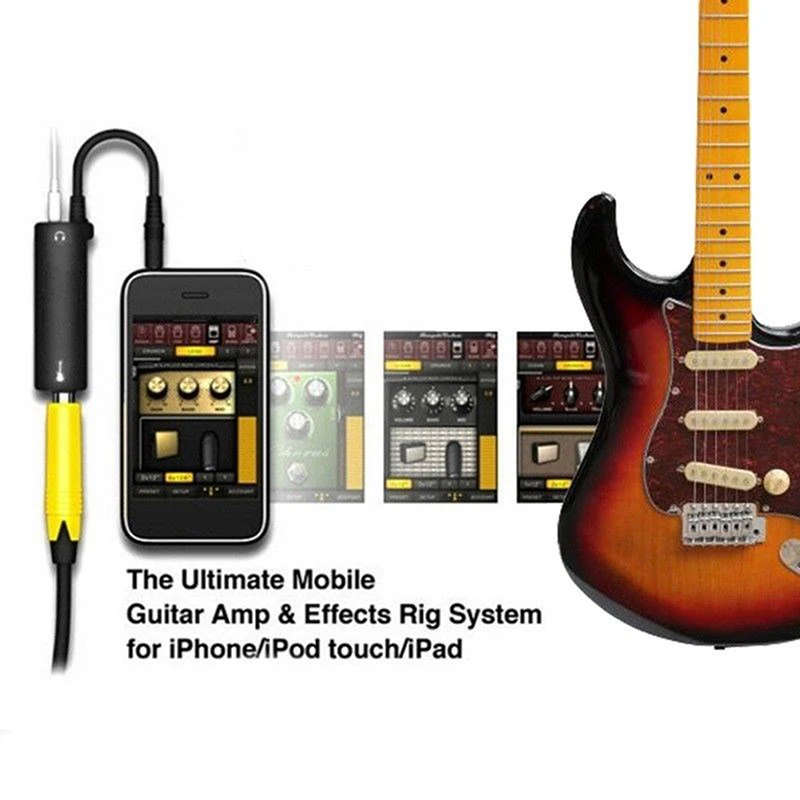 Guitar Interface I-Rig Converter Replacement Guitar For Phone Guitar Audio Interface Guitar Tuner...