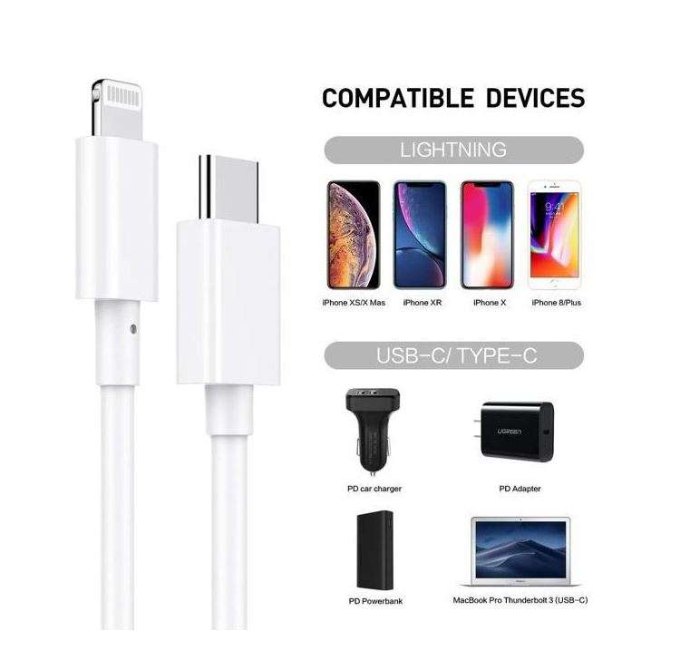 IPhone Cable  USB Type C to Lightning PD Cable 3m - CA-3014
