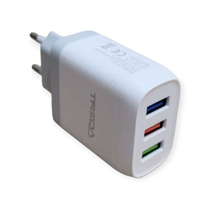 Treqa 3 USB Wall Charger 3.1A - CH-642