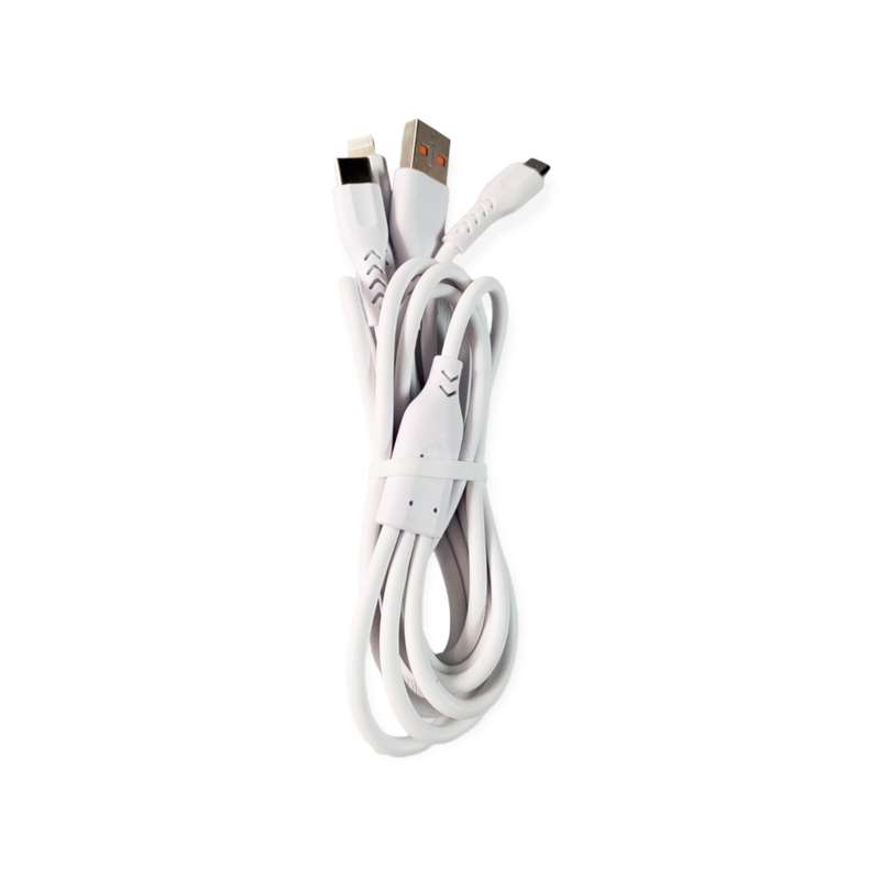 3 in 1 Treqa Charging Cable 3.1A - 1M CA-868