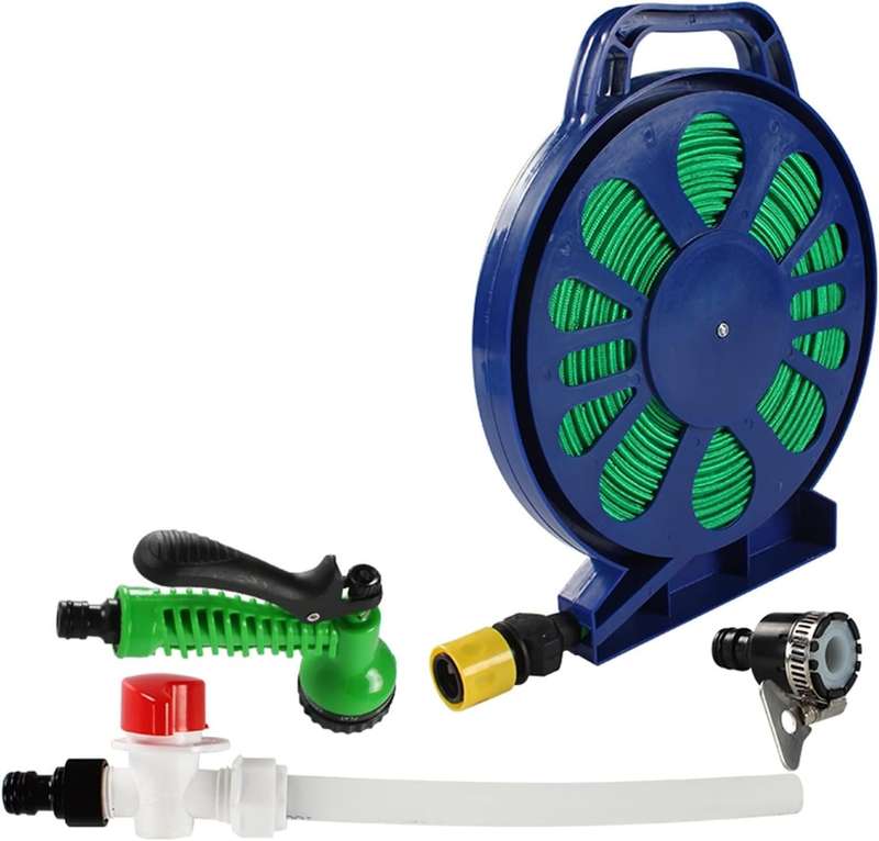 Camper Water Hose High Pressure Brush Washing Car Telescopic Hose Water Gun RV Telescopic Water H...