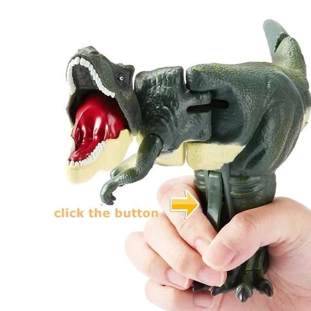 Telescopic Spring Swing Dinosaur Fidget Toys - Hand-operated Pressing Dinosaur Toy