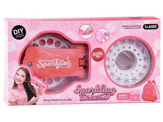 Styling Set with colorful crystals and diamonds 3+ ages