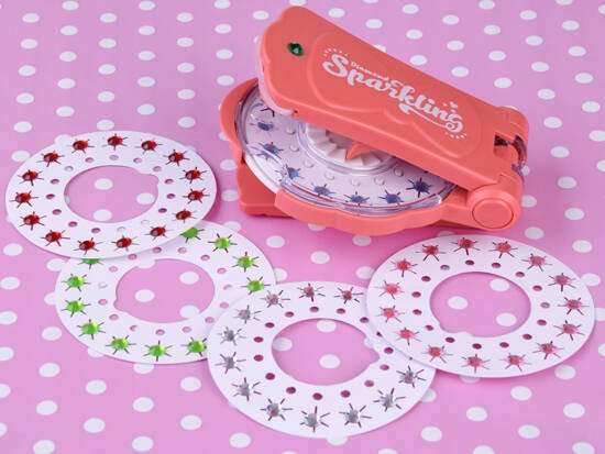 Styling Set with colorful crystals and diamonds 3+ ages