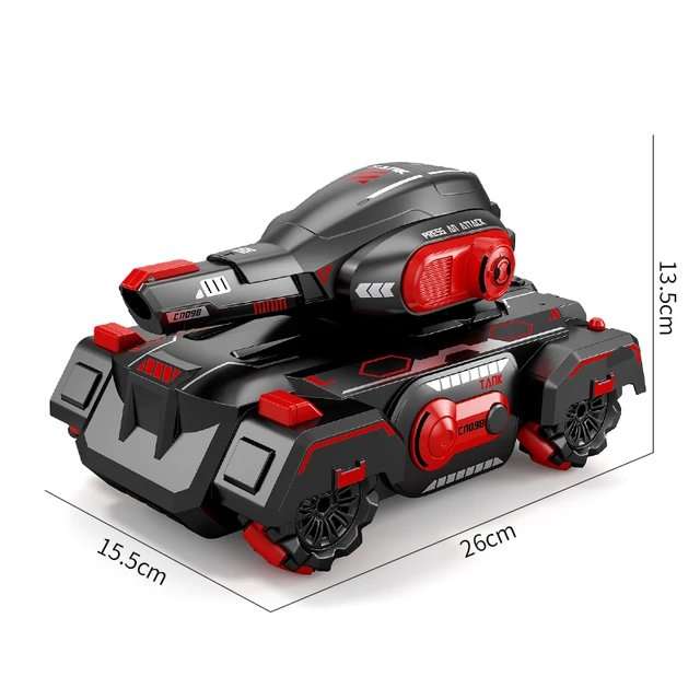 Armored 2.4g Rc Cars - Remote Control Car Toys - Water Bomb Tank Electric Car