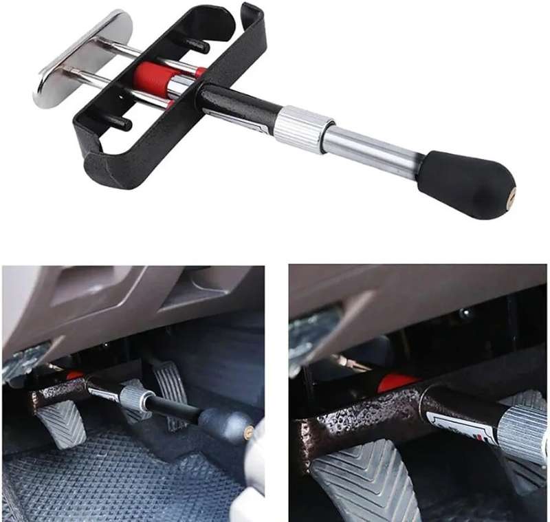 Universal Anti-theft Car Stainless Steel Pedal Lock