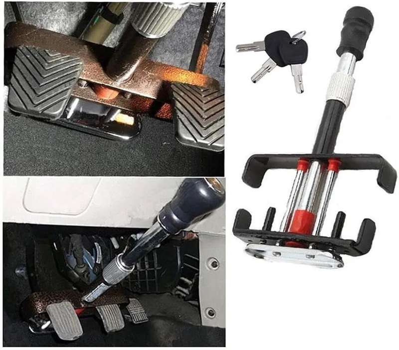Universal Anti-theft Car Stainless Steel Pedal Lock