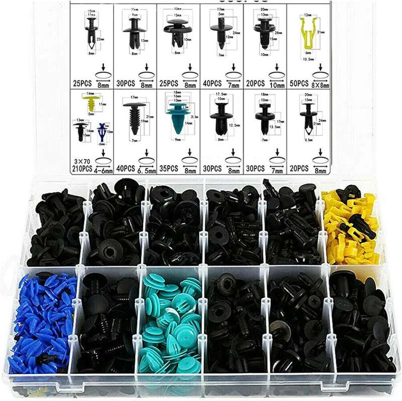 196pcs 12 types Auto Retainer Clips Kit-27