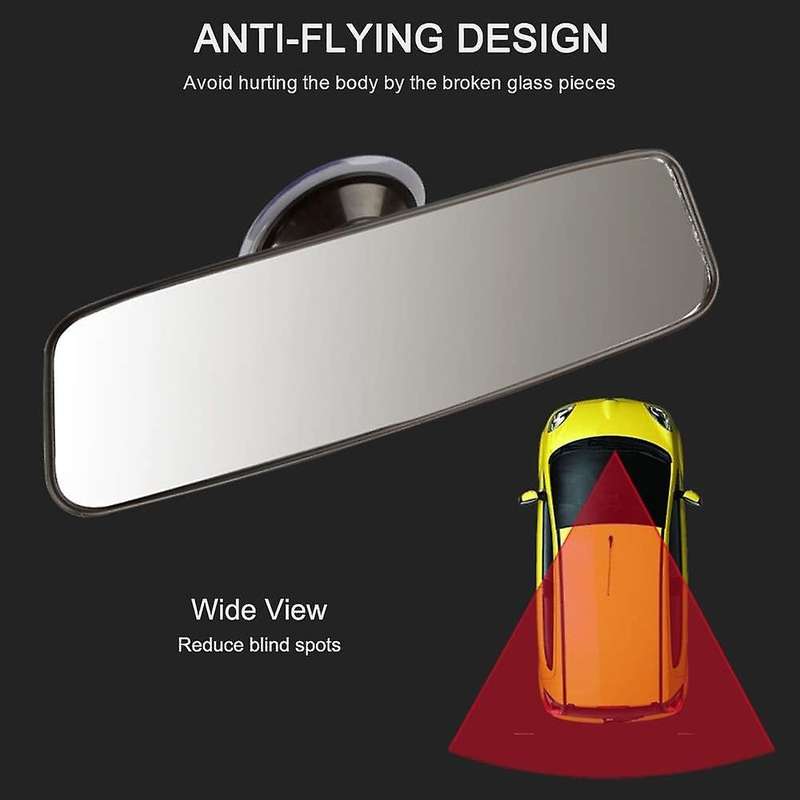Universal Car Suction Cup Rearview Mirror