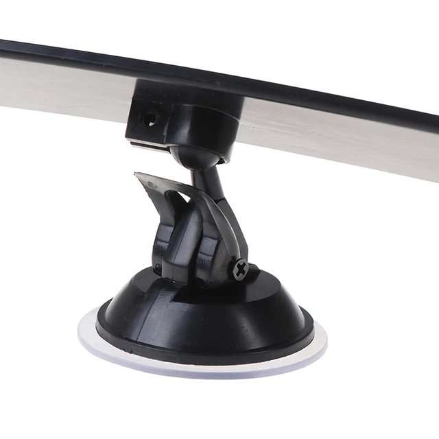 24*6cm Wide Angle Rear View Mirror with Suction Installation Car Interior Mirrors Rearview Mirror...