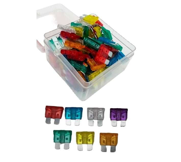 100pc Large Blade Fuse Kit for Vehicles
