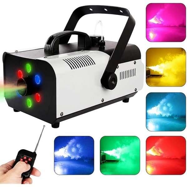 Fog Machine Dual Control With 6 LED Light - PM-013