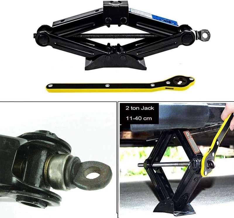 Car Jack Ratchet Wrench - Tire Wheel Lug Wrench - AUTO TOOL 360 °