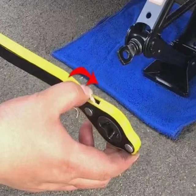 Car Jack Ratchet Wrench - Tire Wheel Lug Wrench - AUTO TOOL 360 °