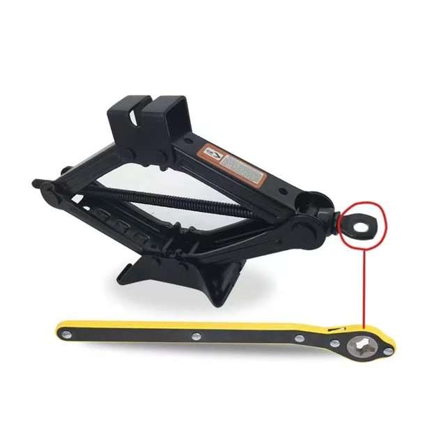 Car Jack Ratchet Wrench - Tire Wheel Lug Wrench - AUTO TOOL 360 °