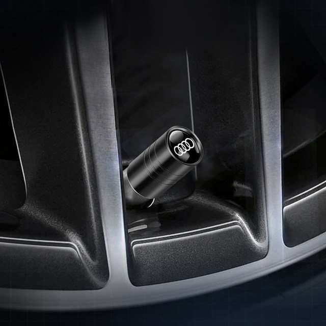 4 pcs Car valve stem caps cover For Audi - Alloy Steel