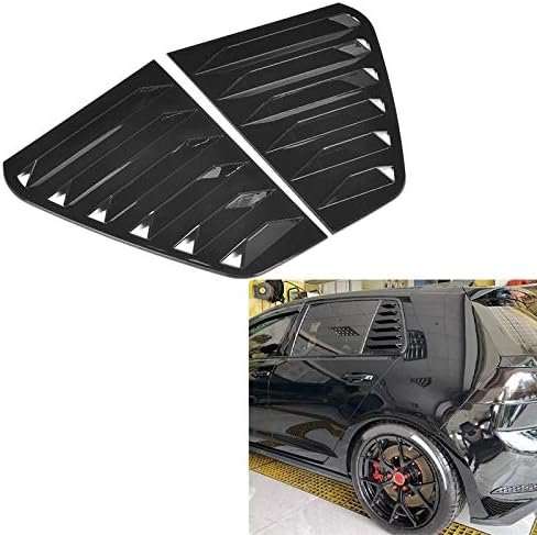 Window Louvers Car Side Vent Window Scoop Louver Trim Cover Car Modification Fit For VW Golf GTI ...